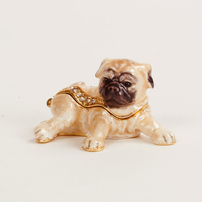 Pug Mini Figurine Box