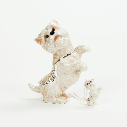 Westie Figurine Treasure Box