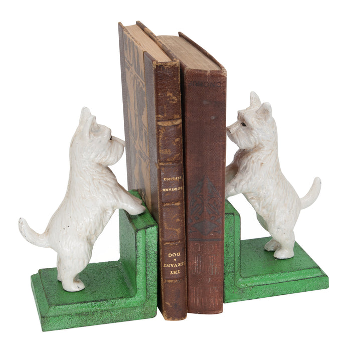 Westie Cast Iron Bookends