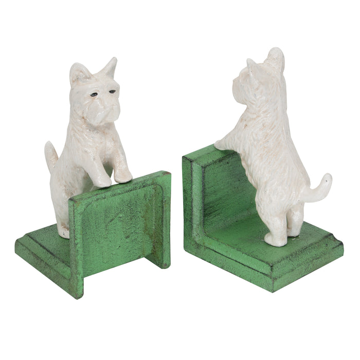 Westie Cast Iron Bookends