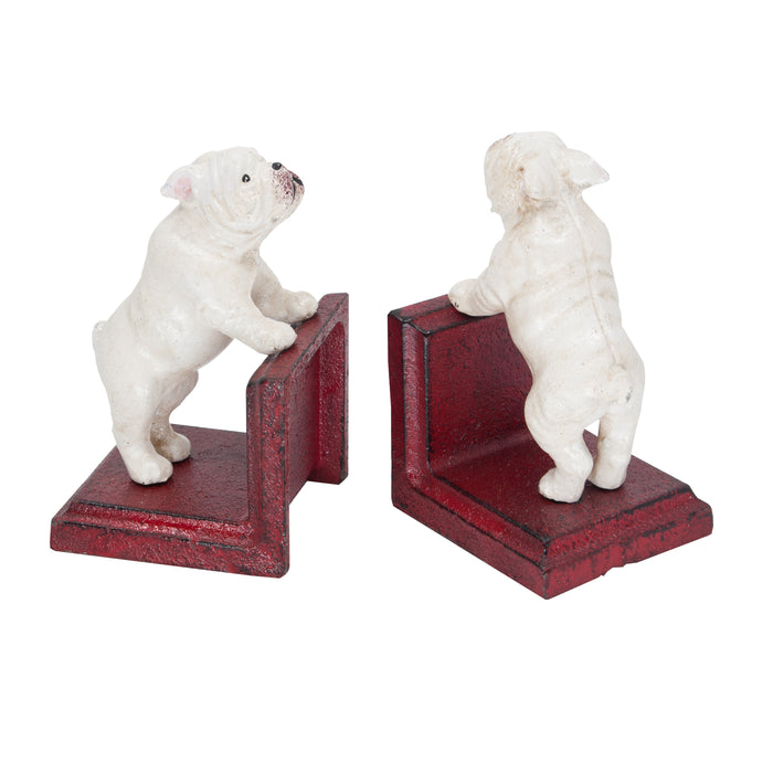 Bulldog Cast Iron Bookends