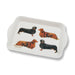 Debonair Dachshunds Smalll Tray Melamine