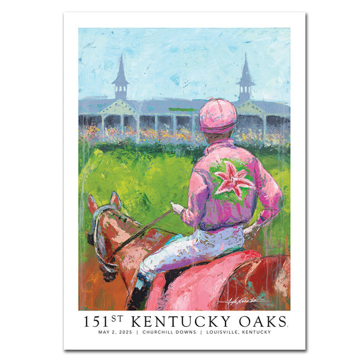 2025 Kentucky Oaks Poster - 151st Kentucky Oaks Official Art