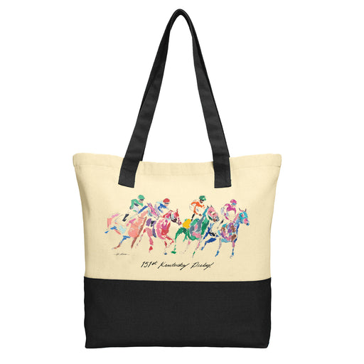 151st Kentucky Derby Art Canvas Tote