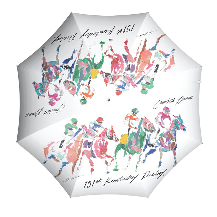 151st Kentucky Derby Art Golf Umbrella