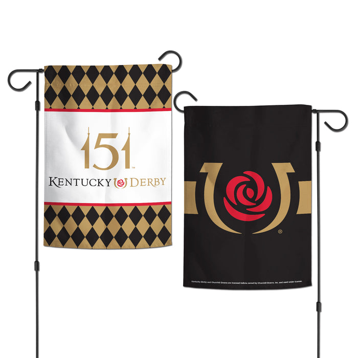 151st Kentucky Derby Garden Flag 2-Sided