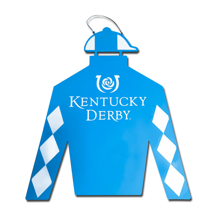 Kentucky Derby Door Hanger - Light Blue