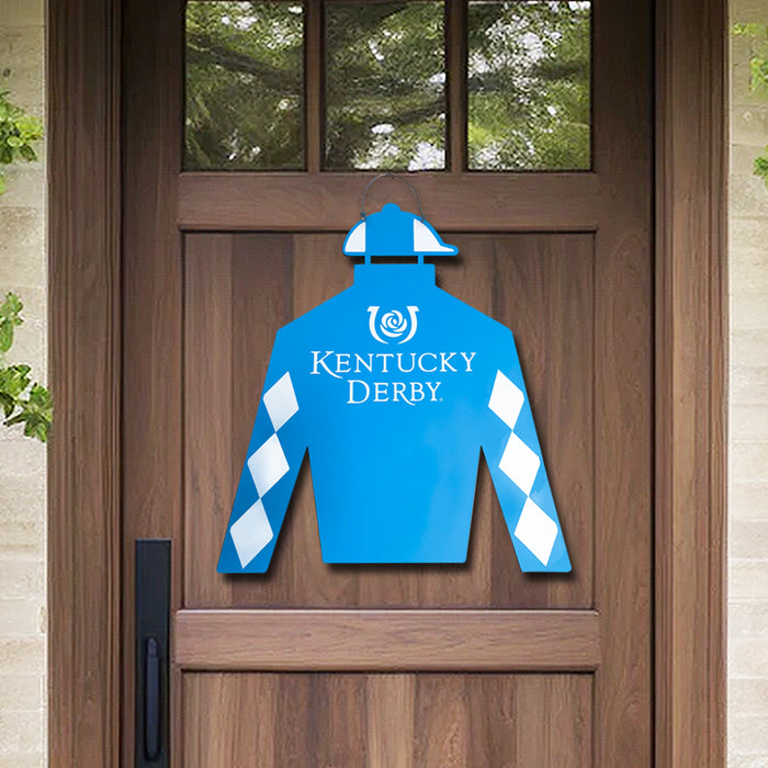 Kentucky Derby Door Hanger - Light Blue