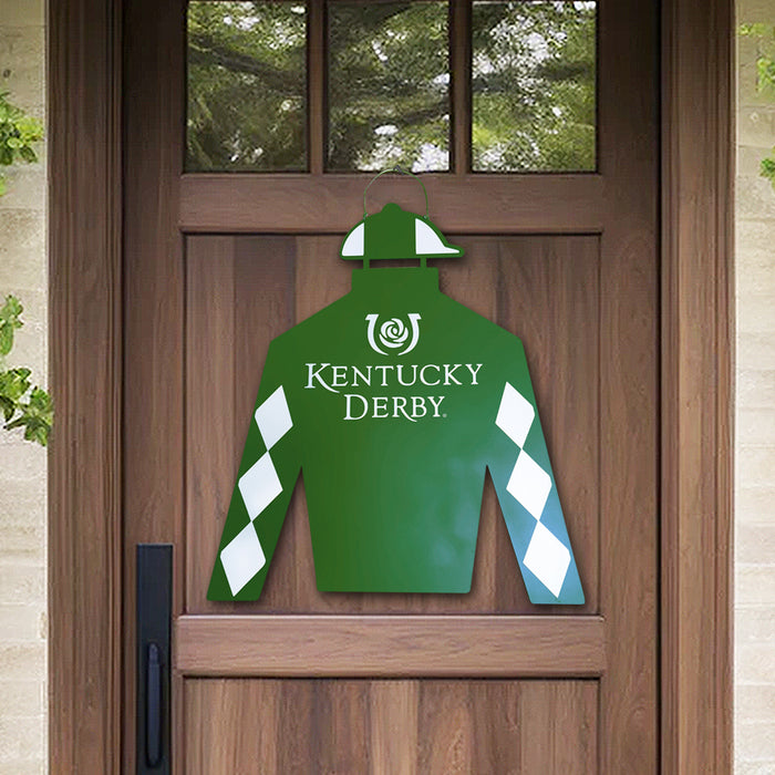 Kentucky Derby Door Hanger - Racing Green