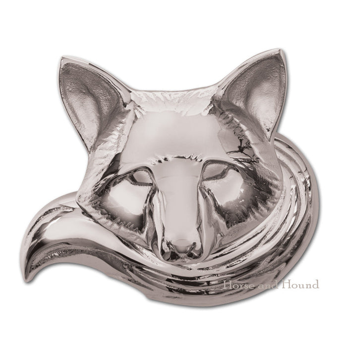 Fox Door Knocker - Nickel Silver