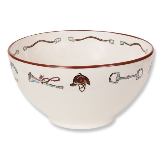 Fox & Horn Equestrian Large Serving Bowl