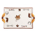 Fox & Horn Equestrian Handled Tray