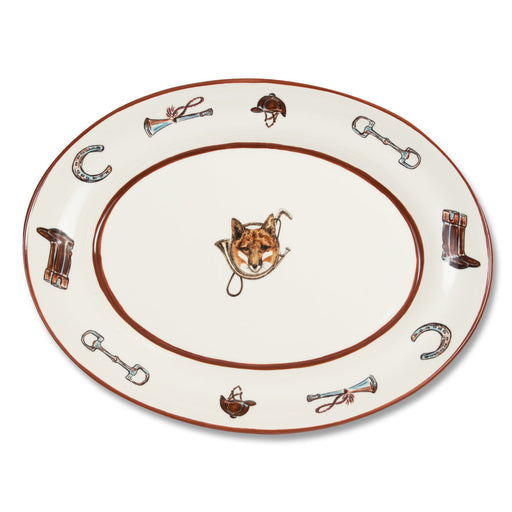 Fox & Horn Equestrian Large Platter