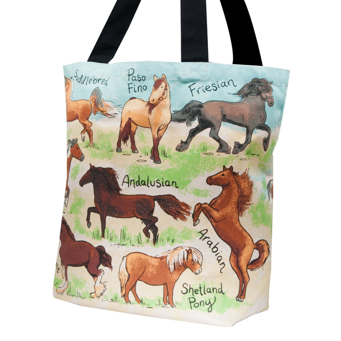 Horsing Around Cotton Tote