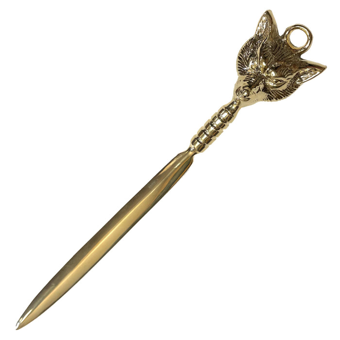 Brass Fox Letter Opener