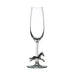 Equestrian Champagne Flute - Jumping Horse