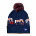 Foxy Greeting Horse Beanie Cap - Navy