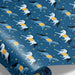 Trotting Out Equestrian Gift Wrap - Blue