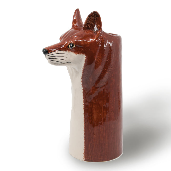 Sly Brother Fox Flower Vase