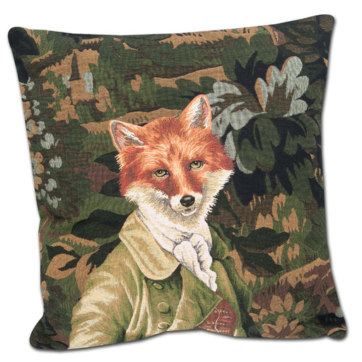 Country Squire Fox Tapestry Pillow