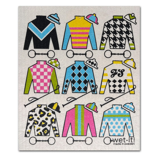 Jockey Silks Swedish Dishcloth