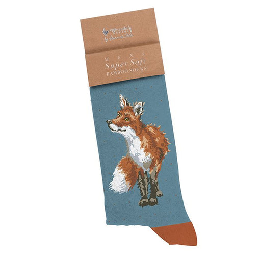 Bright Eyed and Bushy Tailed Fox Men's Socks