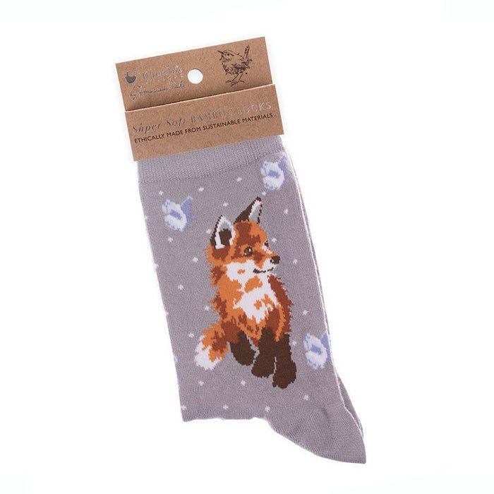 Born to be Wild Fox Women's Bamboo Socks