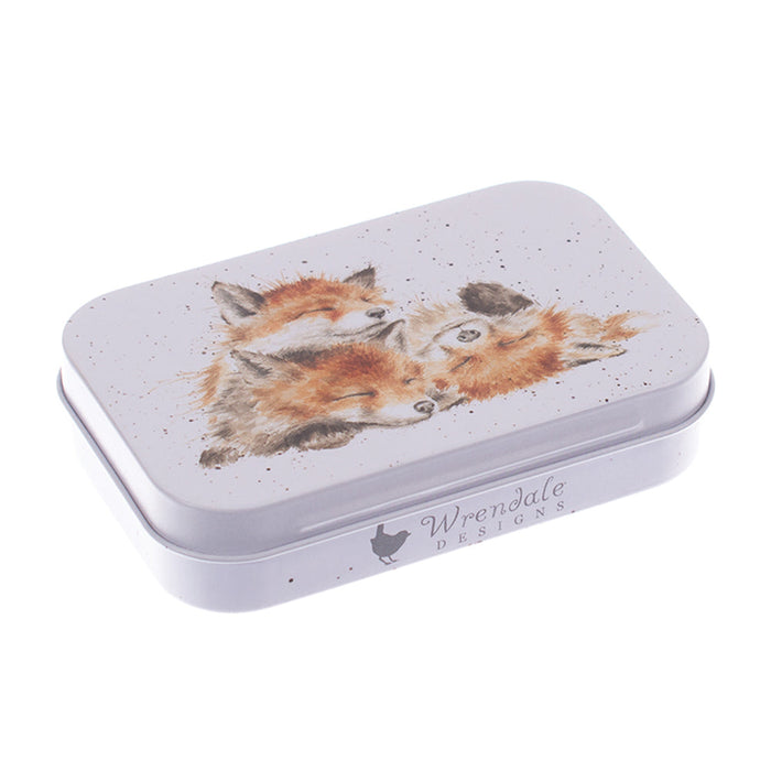 Fox Afternoon Nap Keepsake Tin by Wrendale