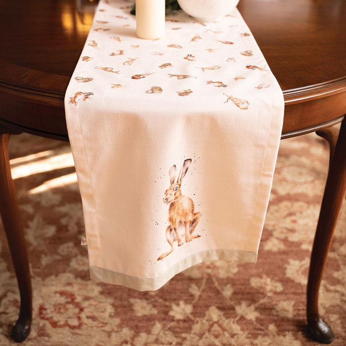 Woodland Fox & Friends Cotton Table Runner