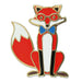 Dapper Fox Enamel Pin