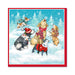 Pups Catching Snowflakes Paper Beverage Napkins