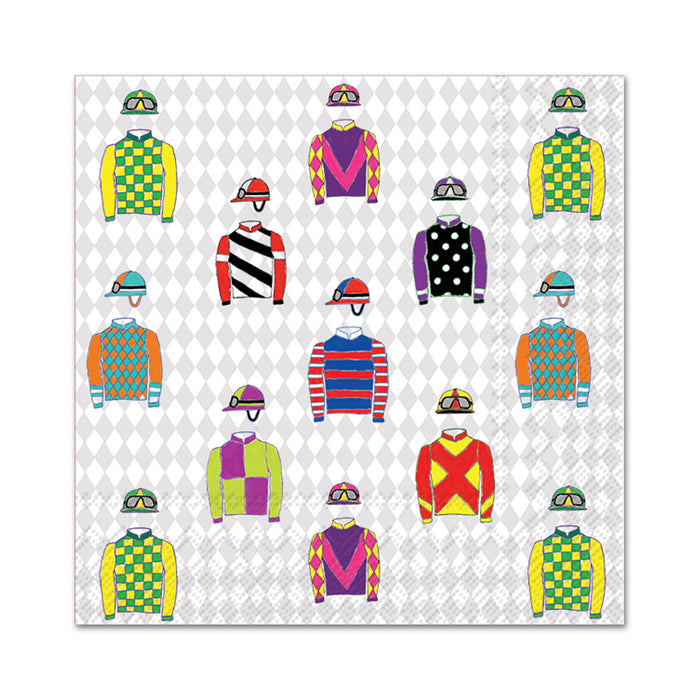 Racing Silks Paper Beverage Napkins