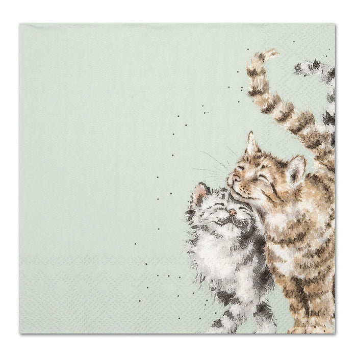 Feline Good Cat Paper Luncheon Napkins by Wrendale