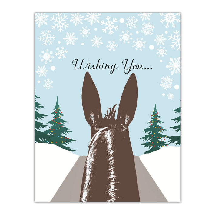 Between Long Ears Mule Holiday Cards