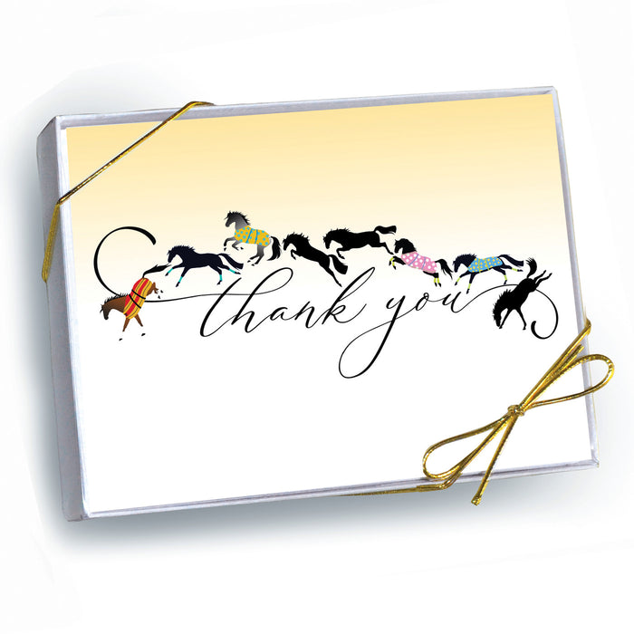 Equestrian Thank You Cards - Joyful Horses