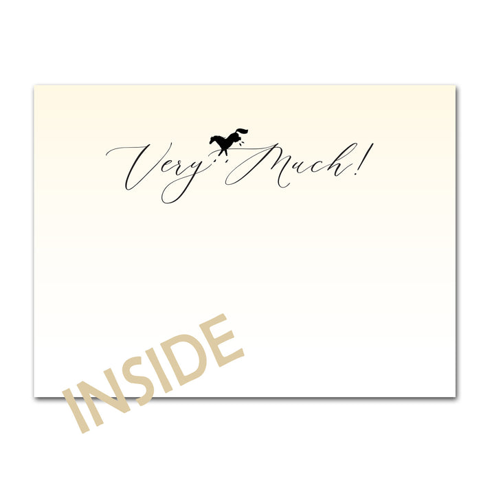 Equestrian Thank You Cards - Joyful Horses