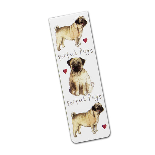 Perfect Pugs Magnetic Dog Bookmark