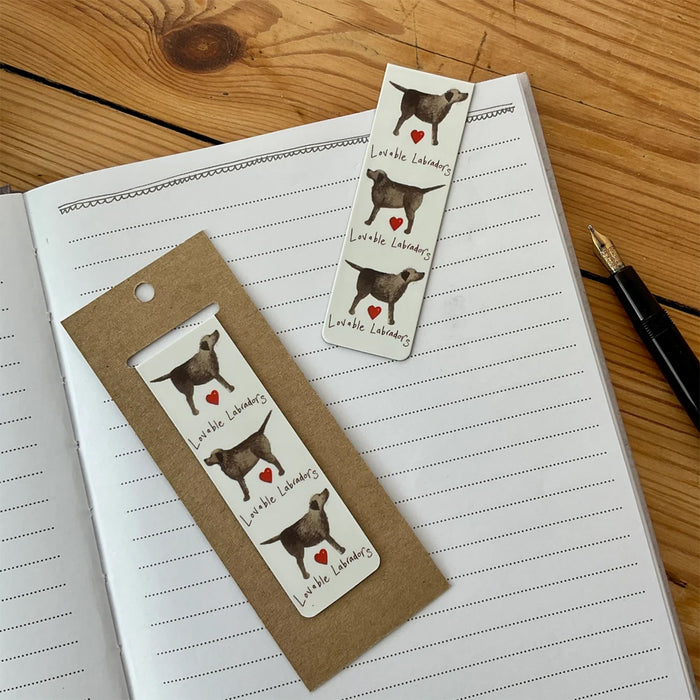 Lovable Labradors Magnetic Dog Bookmark