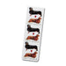 Debonair Dachshunds Magnetic Dog Bookmark