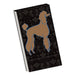 Art Deco Poodles Fold-Over Notepad