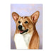 Pemroke Welsh Corgi Dog Note Card by Tamara Burnett