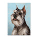 Schnauzer Dog Note Card by Tamara Burnett