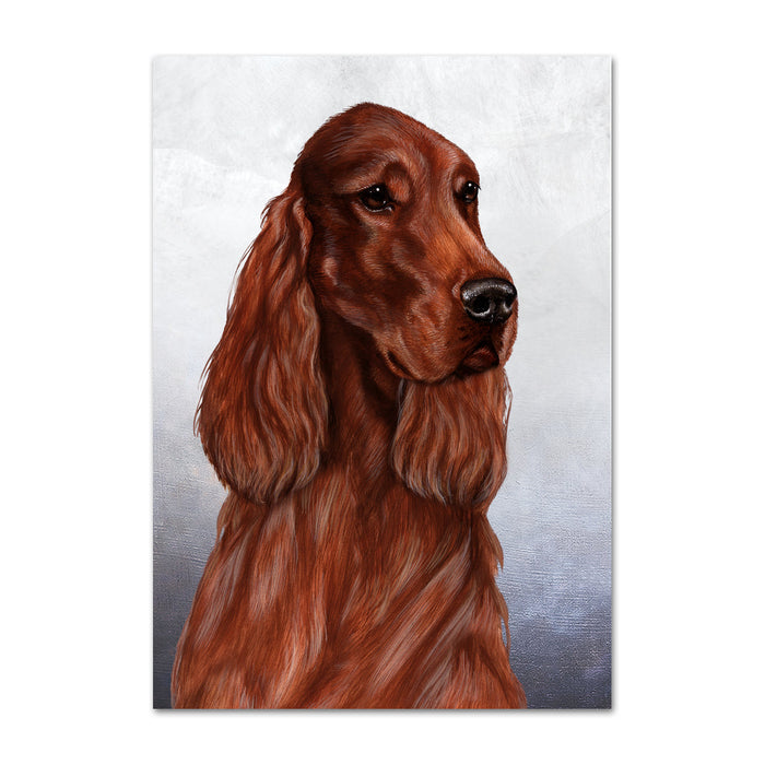 Irish Setter Dog Note Card by Tamara Burnett