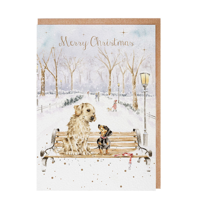 Winter Walks Dog Christmas Cards by Wrendale