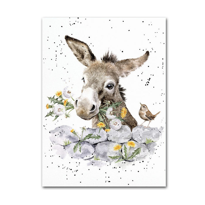 Fine and Dandy Donkey Card by Wrendale