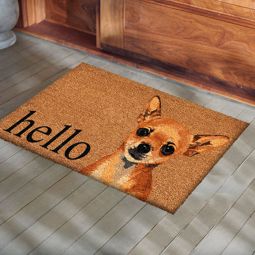 Chihuahua Dog Coir Doormat