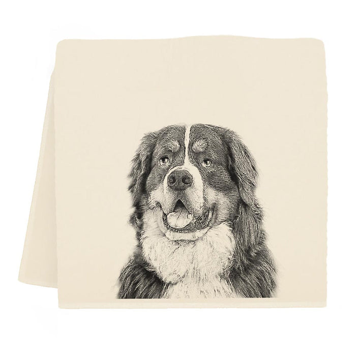 Bernese Mountain Dog Kitchen Towel by Eric & Christopher