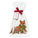 Winter Meadow Fox Cotton Kitchen Towels - Set of 2