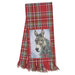 Holiday Donkey Plaid Kitchen Towel