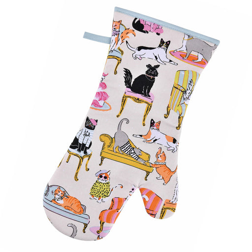 Cool Cats Cotton Oven Mitt